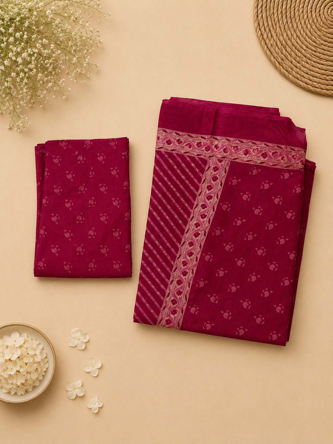 Rani Royale Cotton Anarkali Suit Set