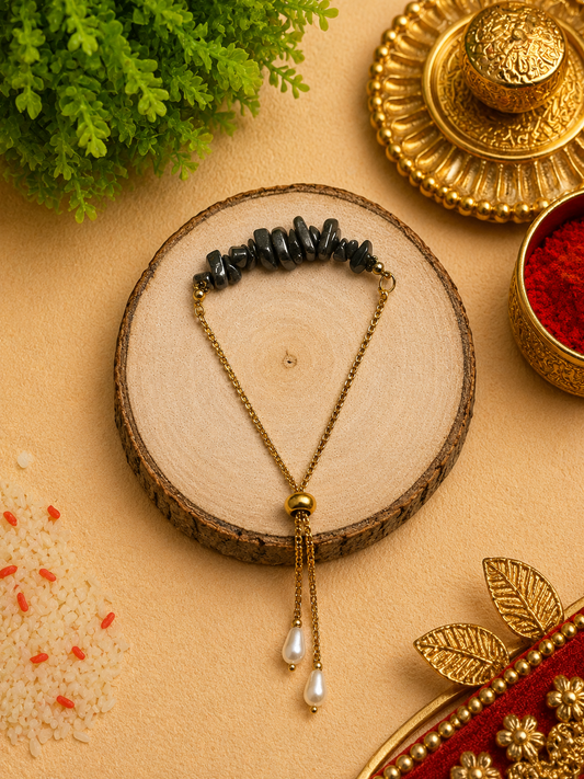 Pyrite Chips Rakhi