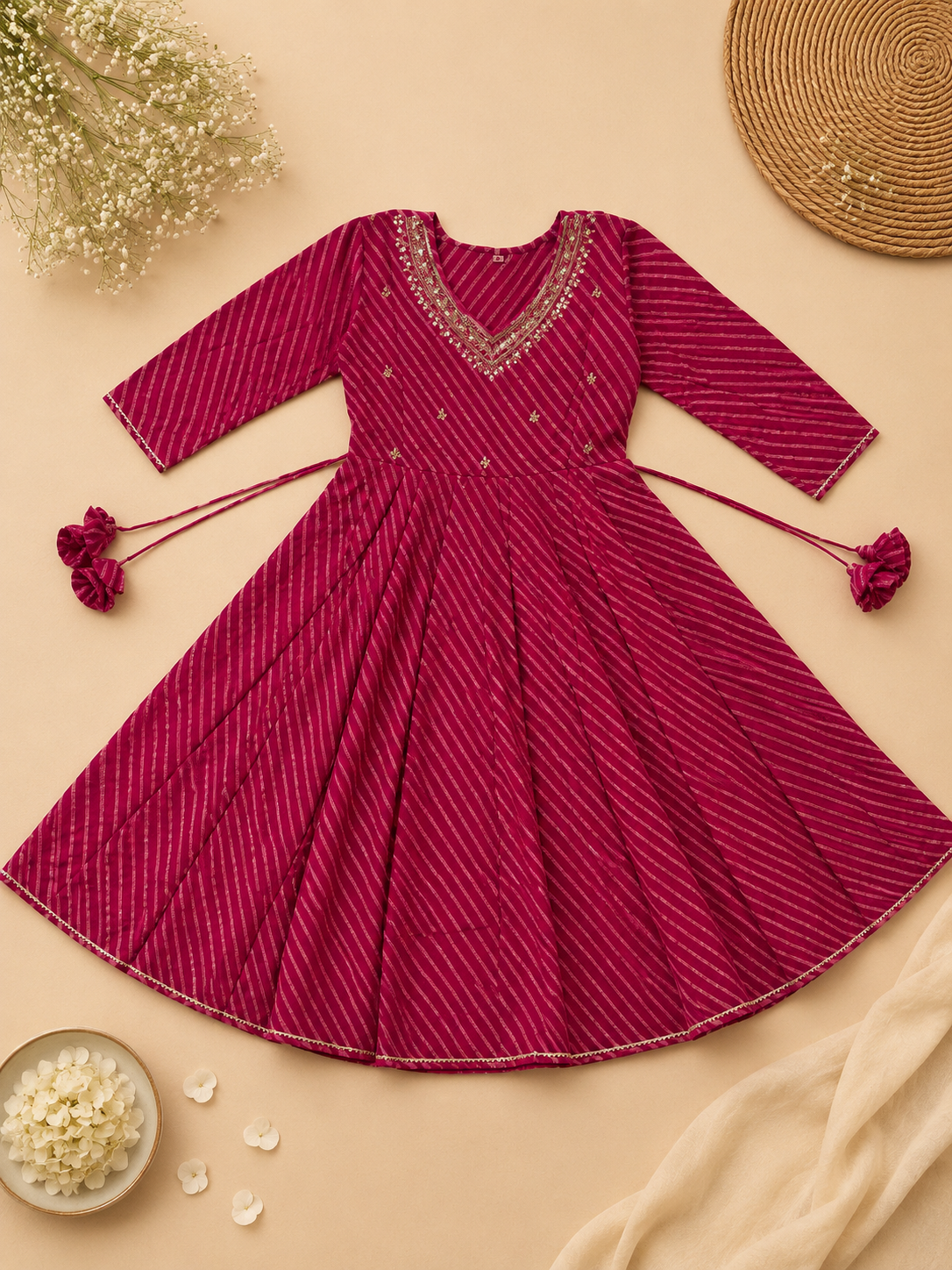 Rani Royale Cotton Anarkali Suit Set
