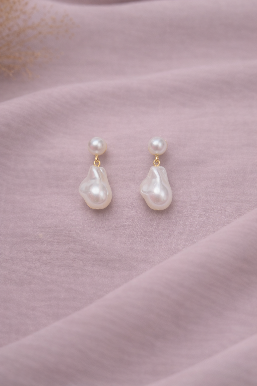 Ivory Muse Baroque Pearl Drops