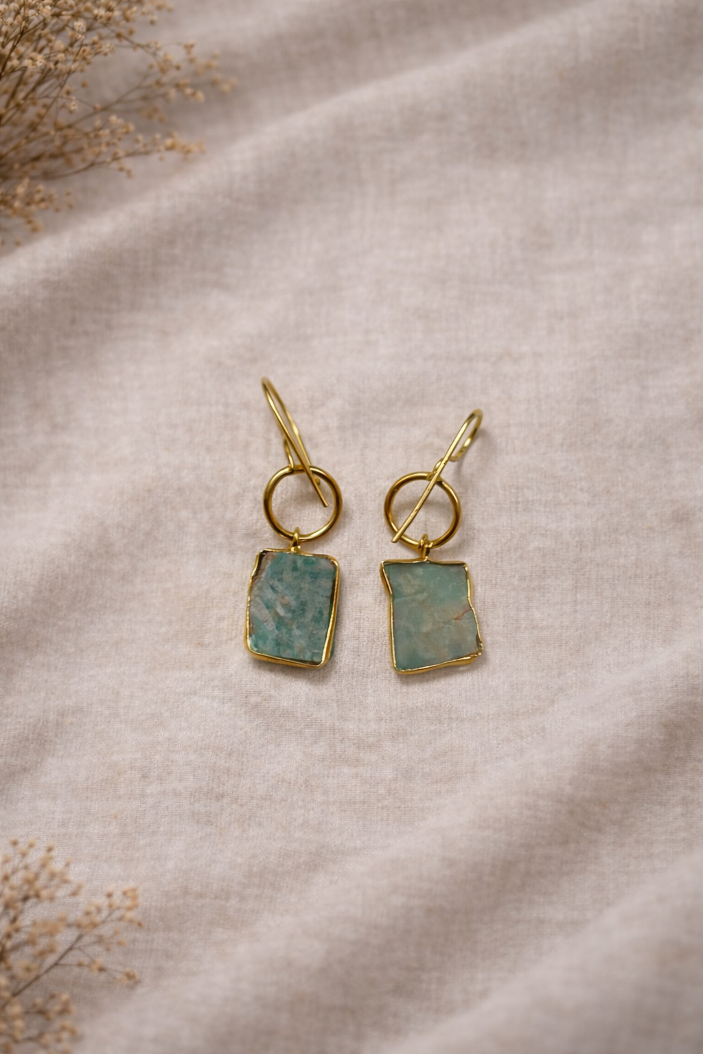 Earth Palette Mixed Stone Necklace & Earrings Set