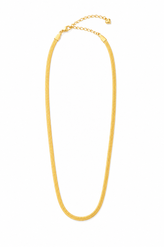 Luna Sleek Snake Chain Necklace