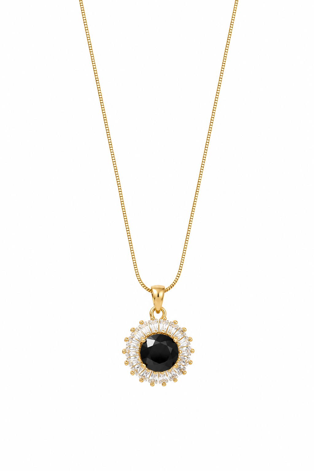 Celestial Halo Pendant Necklace