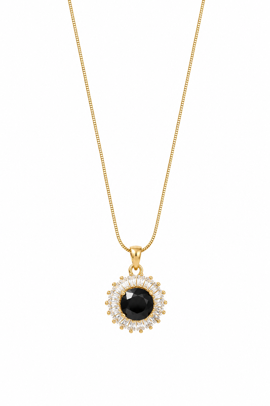 Celestial Halo Pendant Necklace